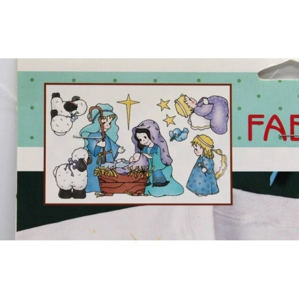 1993 Daisy Kingdom No-Sew Fabric Applique 6979 Reason‎ for the Season Nativity